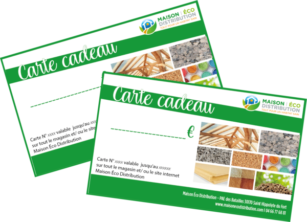 carte cadeau Maison Eco distribution