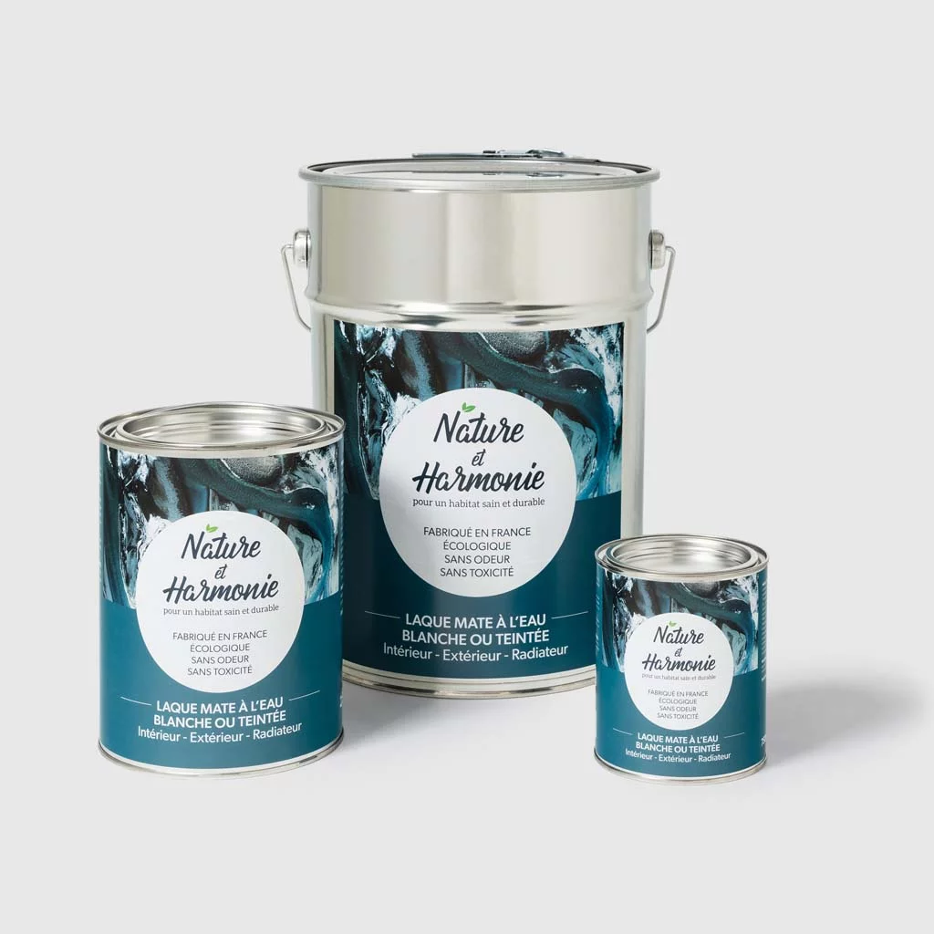 Laque Mate à l'eau - Blanche ou teintée
